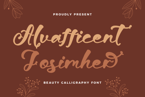 Alvafficent Fosimher: A Beauty Calligraphy Script That Elevates Digital Branding