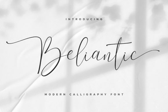 Beliantic: A Script Font That Makes Your Campaign Stand Out