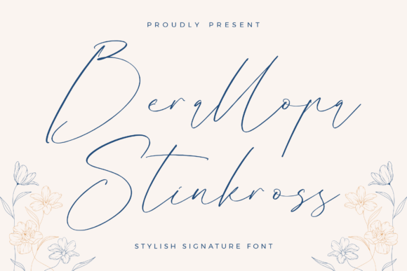Berallopa Stinkross: A Thoughtful Script Font for Editorial Warmth