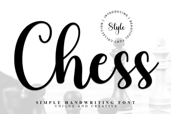 Chess: A Handwritten Font That Makes Your Brand Feel Thoughtful