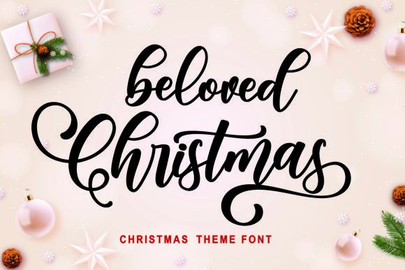 Christmas Beloved: A Bouncy Script Font That Delivers Holiday Warmth—Not Just Whimsy