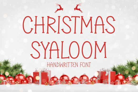 Christmas Syaloom: A Handwritten Typeface That Feels Like Home