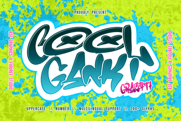 Coolgank: A Bold Graffiti Font for Digital Brand Impact