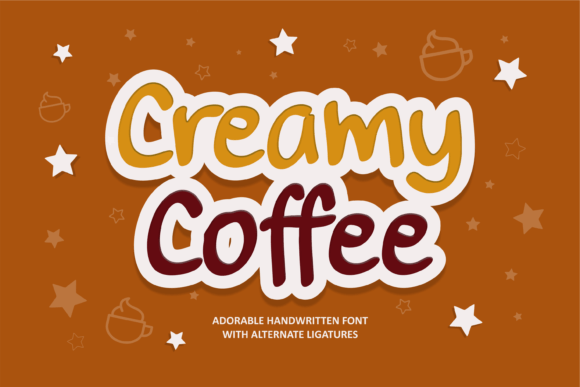 Creamy Coffee: A Warm, Inviting Script Font for Editorial Design