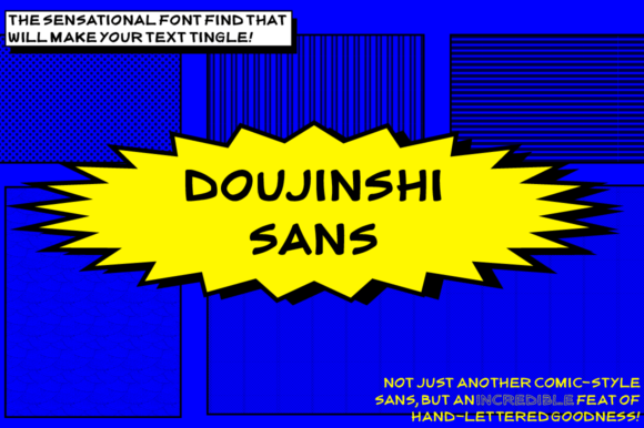 Doujinshi Sans – A Handwritten Font That Feels Like Home