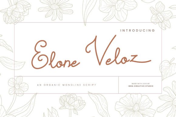 Elone Veloz: A Natural Script Font for Thoughtful Branding