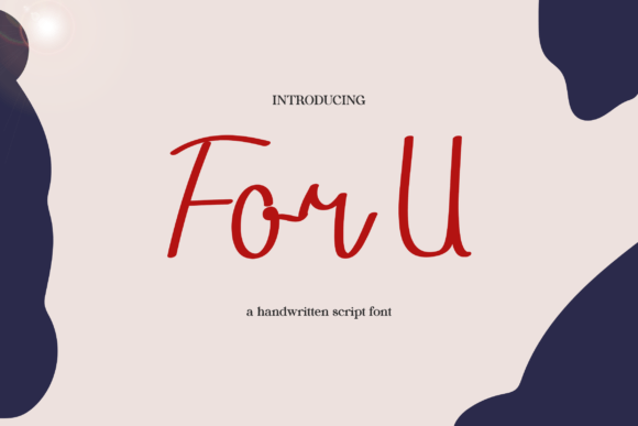 For U: A Handwritten Font That Makes Campaigns Feel Human