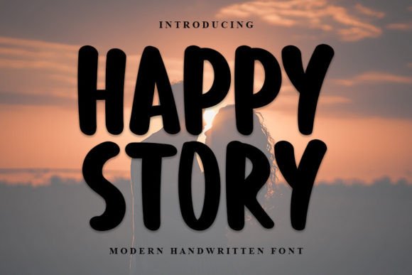 Happy Story: A Handwritten Font That Feels Like It Belongs
