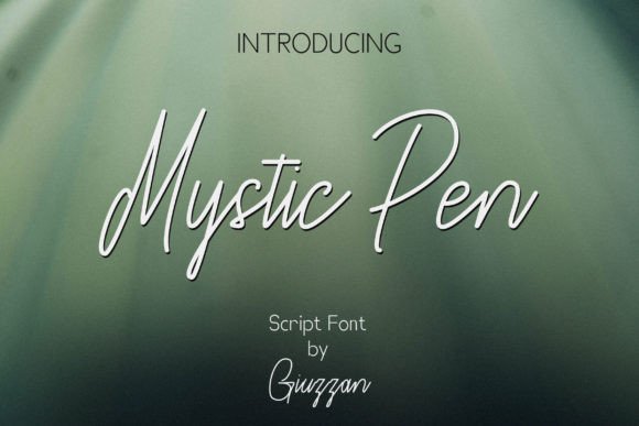 Mystic Pen: A Script Font That Makes Your Brand Feel Thoughtful