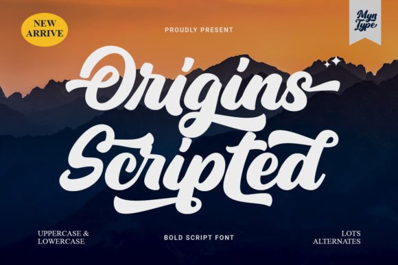 Origins Scripted: A Bold, Refined Script Font for Campaign Clarity