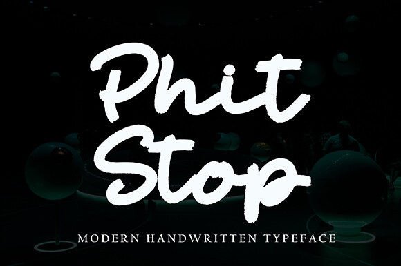 Phit Stop: A Premium Script Font That Elevates Campaign Visuals