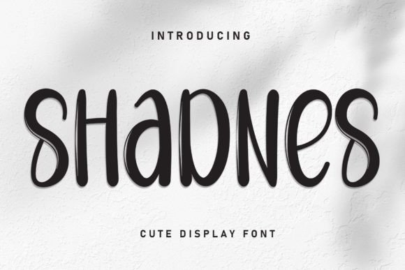Shadnes: A Handwritten Font That Feels Like a Warm Hello