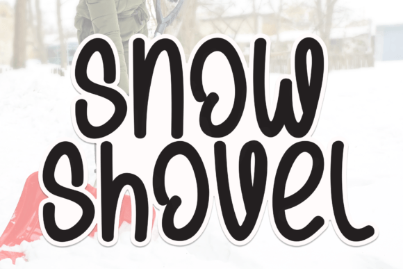 Snow Shovel: A Handwritten Font That Feels Like a Warm Invitation