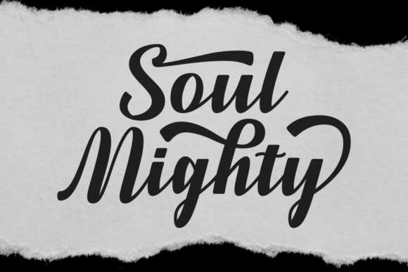 Soul Mighty: A Bold Handwritten Font for Real Business Branding