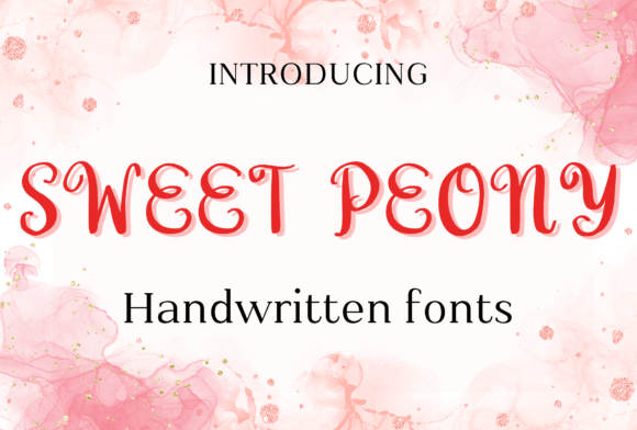 Sweet Peony: A Handwritten Font That Feels Like a Warm Welcome