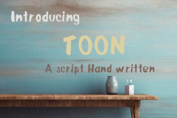Toon: A Handwritten Font That Feels Like Your Own Hand