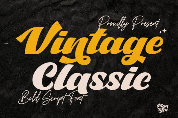Vintage Classic: A Timeless Handwritten Font for Small Business Branding