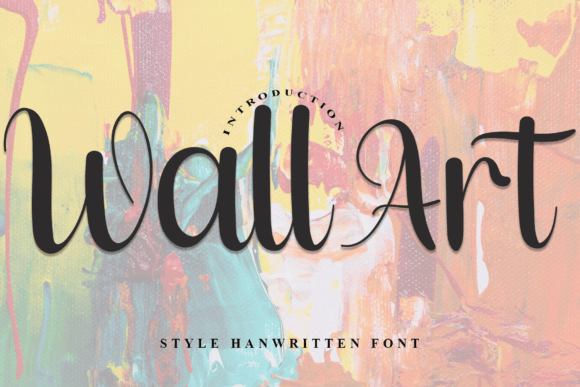 Wall Art Font: Elegant Handwritten Style for Crafters & Sellers