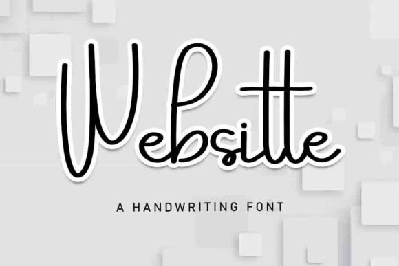 Websitte: A Whimsical Script Font for Luxury Branding