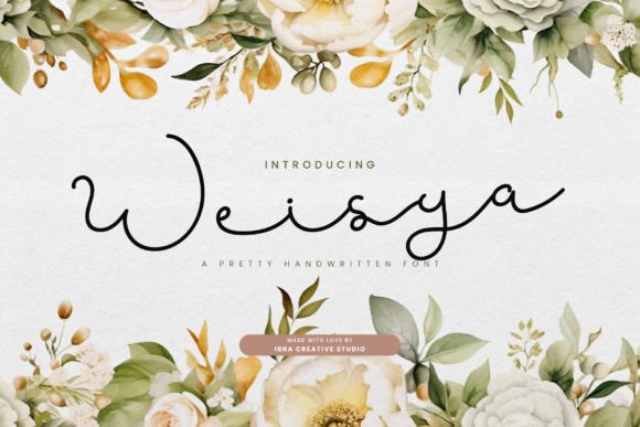 Weisya: A Handwritten Font That Adds Delicate Charm to Campaign Visuals